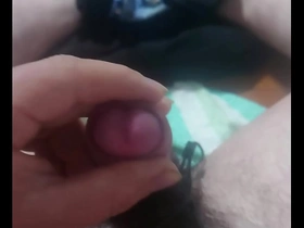 Gay Japanese man masturbates with 1120 second ejaculation