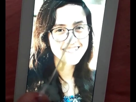 Ariel, the nerdy Asian teen gets a facial in this solo scene.