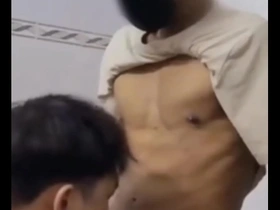 Two fathers seduce their stepson and give him a raw and intense anal experience.
