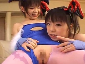 Airi and Meiri cosplay twins in full movie