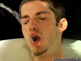 Asian chubby gay Kaleb Scott in a hot gay orgy with facials and piss fetish action.