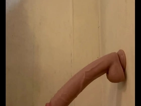 Manuel’s solo gay scene with a dildo
