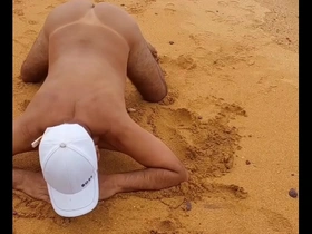 Tattooed transsexual beauty enjoys outdoor sex with gay amateur
