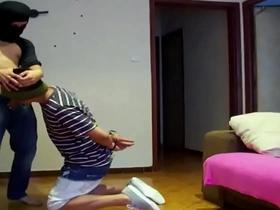 A new submissive Asian man in a gay BDSM scene.