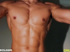 See how this hunk of a man works out and get some muscle worship and nipple play.