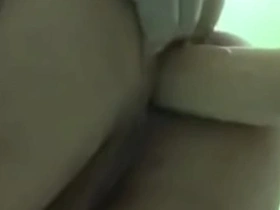 Close up solo scene with an anal toy