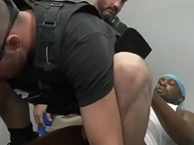 Gay cop and black gay hardcore in Asian teen porn movie